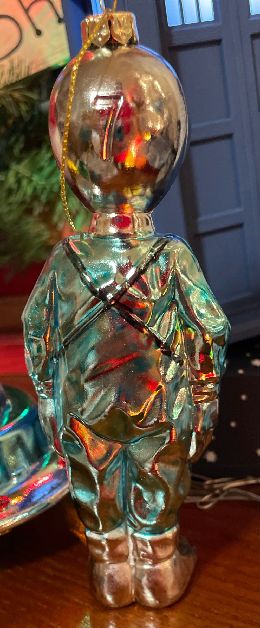 Alien Blow Mold Ornament - Aliens (Space) ornament collectible - Main Image 2