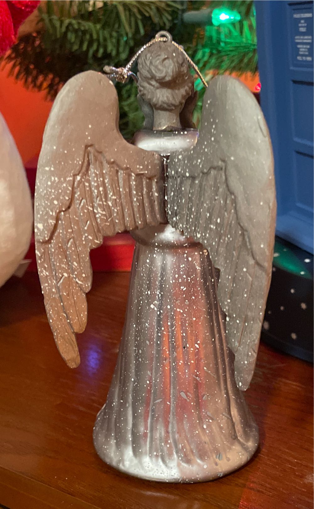 Doctor Who Weeping Angel Glass Grey Christmas Kurt Adler 4 Inch - Doctor Who (Doctor Who) ornament collectible [Barcode 086131317071] - Main Image 2