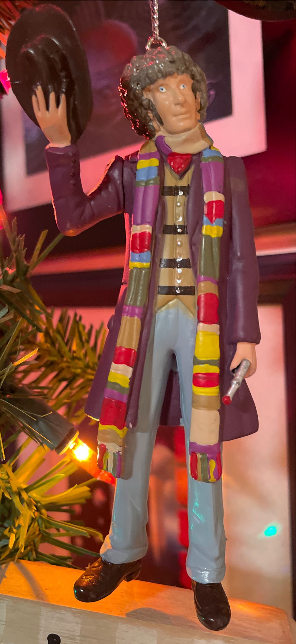 Red Snowman With Window