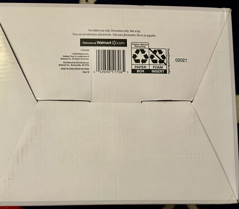 Holiday Time Vintage Green House Lights Up  ornament collectible [Barcode 049696517065] - Main Image 2