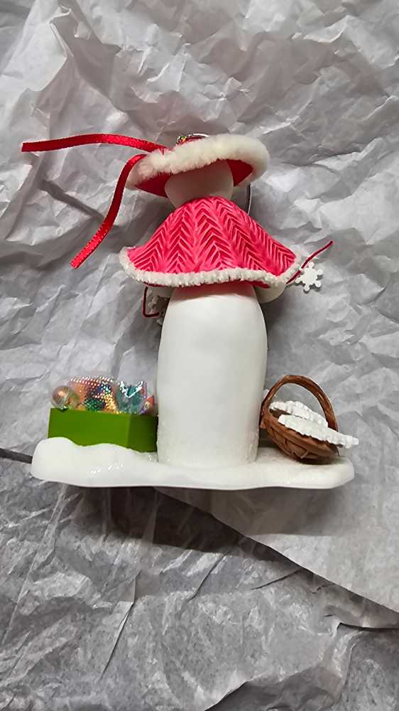 Snowtop Lodge Decorating Snow Lady Club Complements - Snowtop Lodge Series ornament collectible - Main Image 3