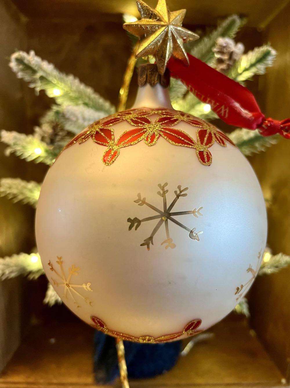 Dated Santa Ball  ornament collectible - Main Image 2