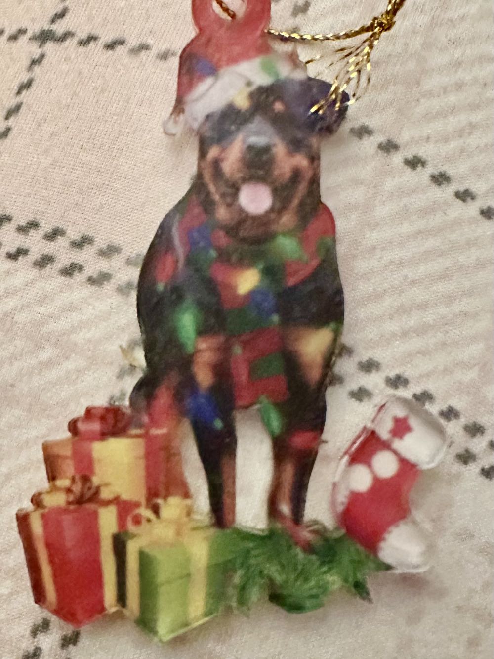 Rottweiler Ornament  ornament collectible - Main Image 2