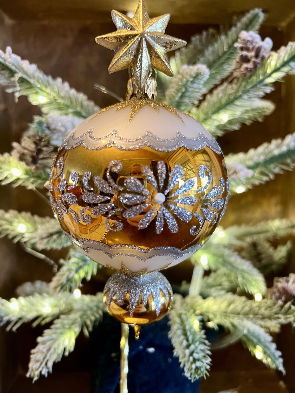 Single Indent Drop (Yellow), Small  ornament collectible - Main Image 2