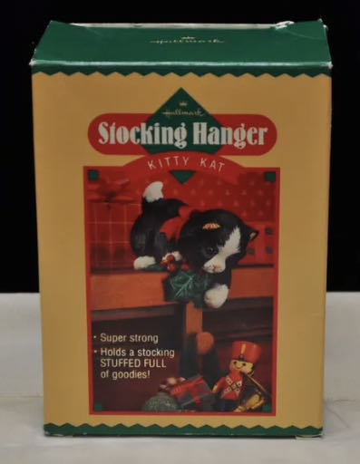 Kitty Kat Stocking Hanger - Stocking Hanger ornament collectible - Main Image 3
