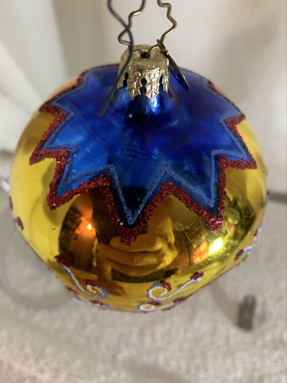 Xanadu, Blue - Fantasia (Christmas Tree Ornament) ornament collectible - Main Image 3