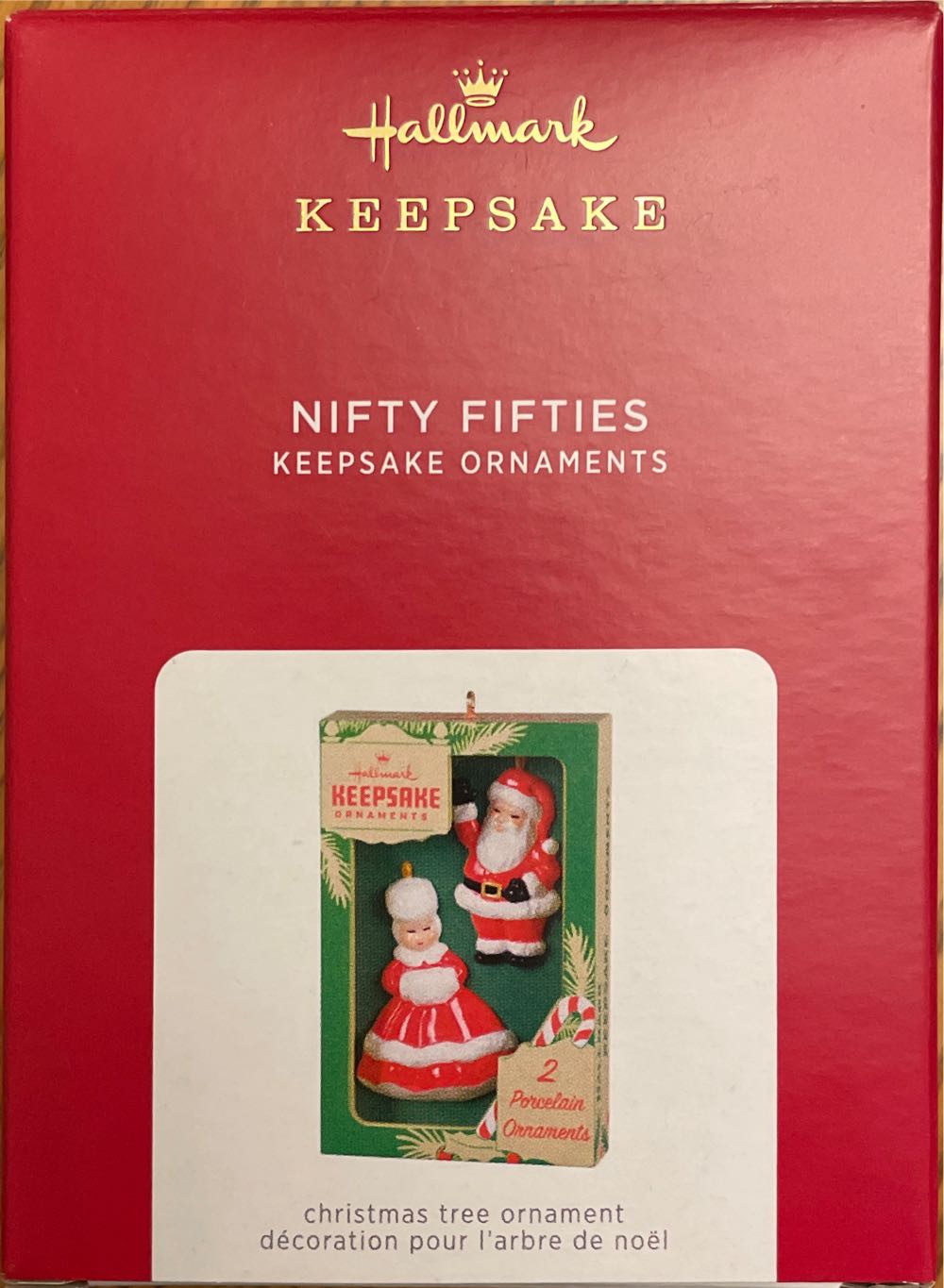 Nifty Fifties 8 Mr & Mrs Clause - Nifty Fifties (Vintage Look) ornament collectible [Barcode 763795663095] - Main Image 3