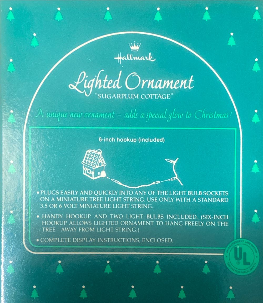 Sugarplum Cottage Lighted Ornament - Cottage (Lighted Ornament) ornament collectible - Main Image 2