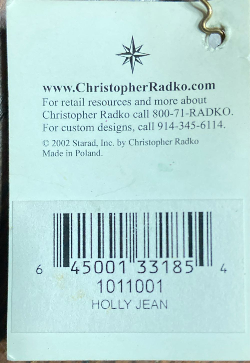 Holly Jean Green  ornament collectible - Main Image 3