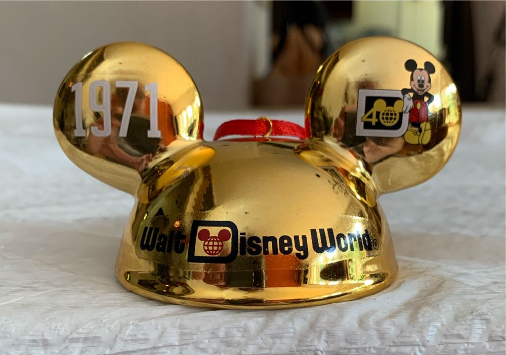 Walt Disney World 40th Anniversary Gold  ornament collectible - Main Image 2