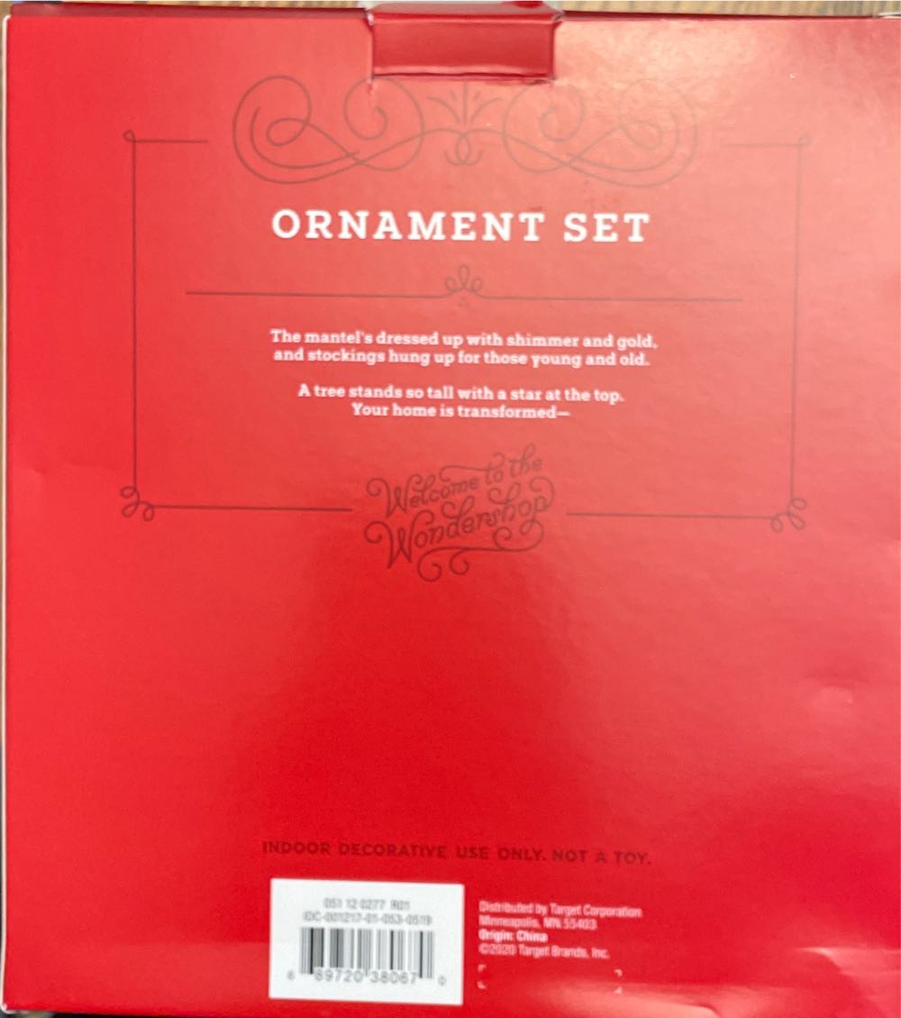 Wondershop 16 Count Miniature Ornament Set  (Miniature) ornament collectible [Barcode 689720380670] - Main Image 2