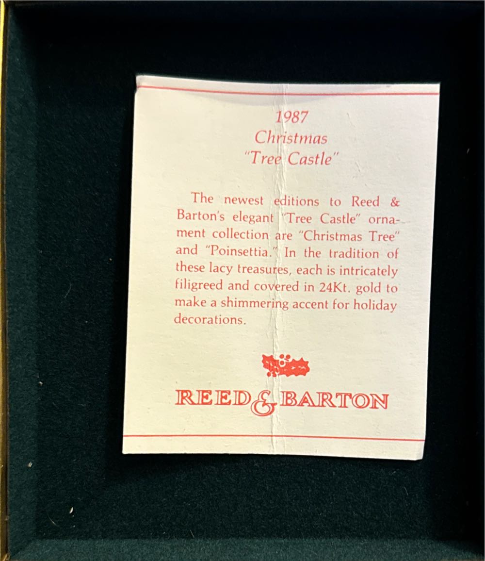 R & B XMAS TREE CASTLE  ornament collectible - Main Image 3