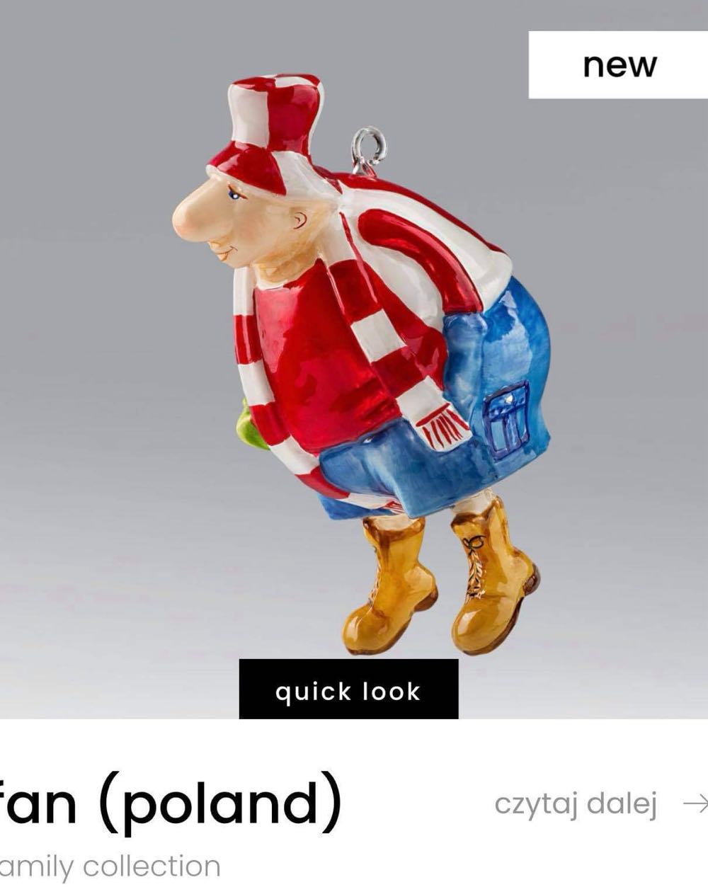 Italian Mouth Blown Glass Santa