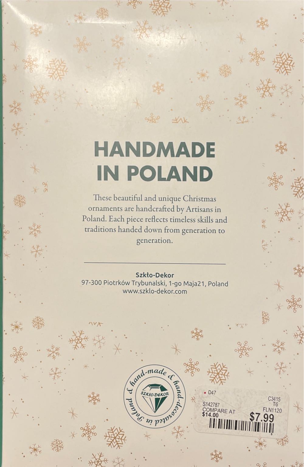 6-piece Fancy Ball Ornaments  (Ball Ornaments) ornament collectible [Barcode 47142787000799] - Main Image 2