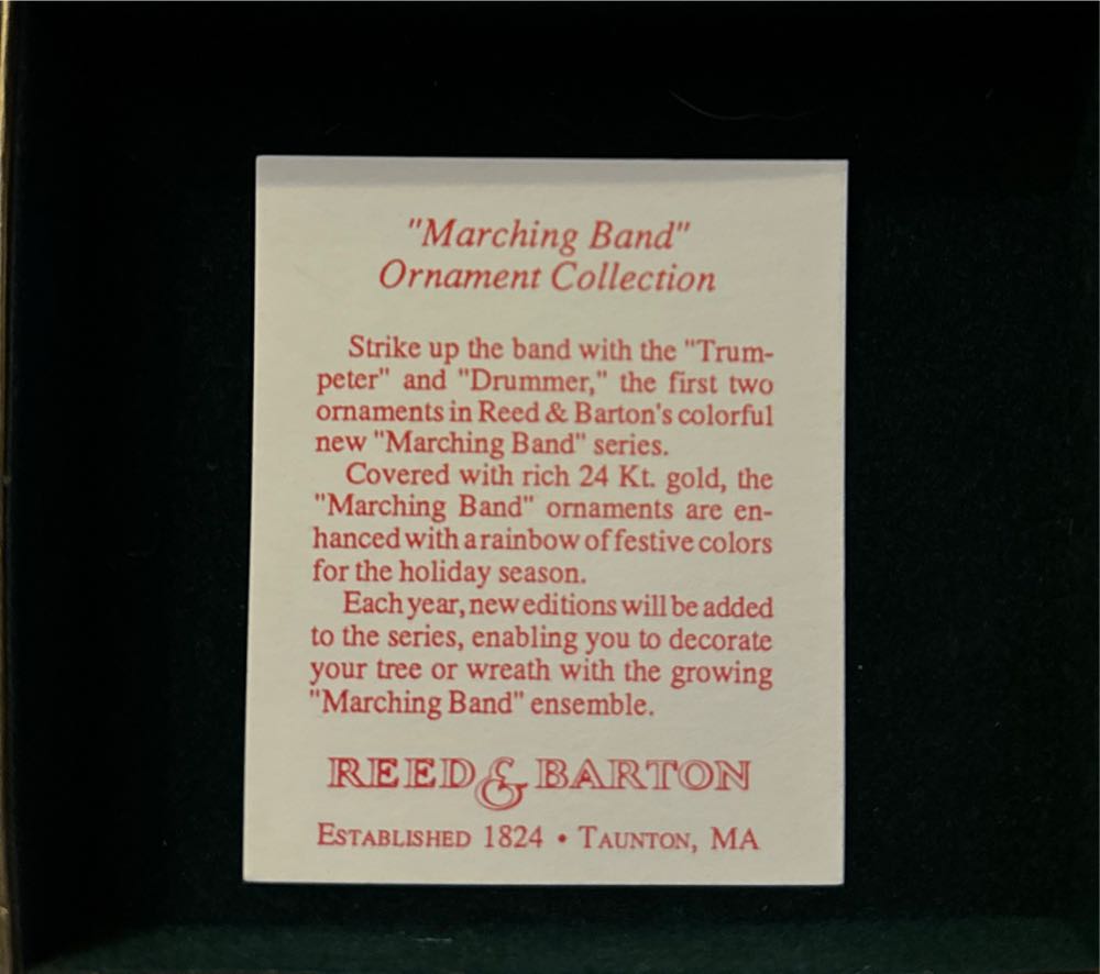 R & B DRUMMER - Colors Of Christmas Collection (Marching Band) ornament collectible - Main Image 3