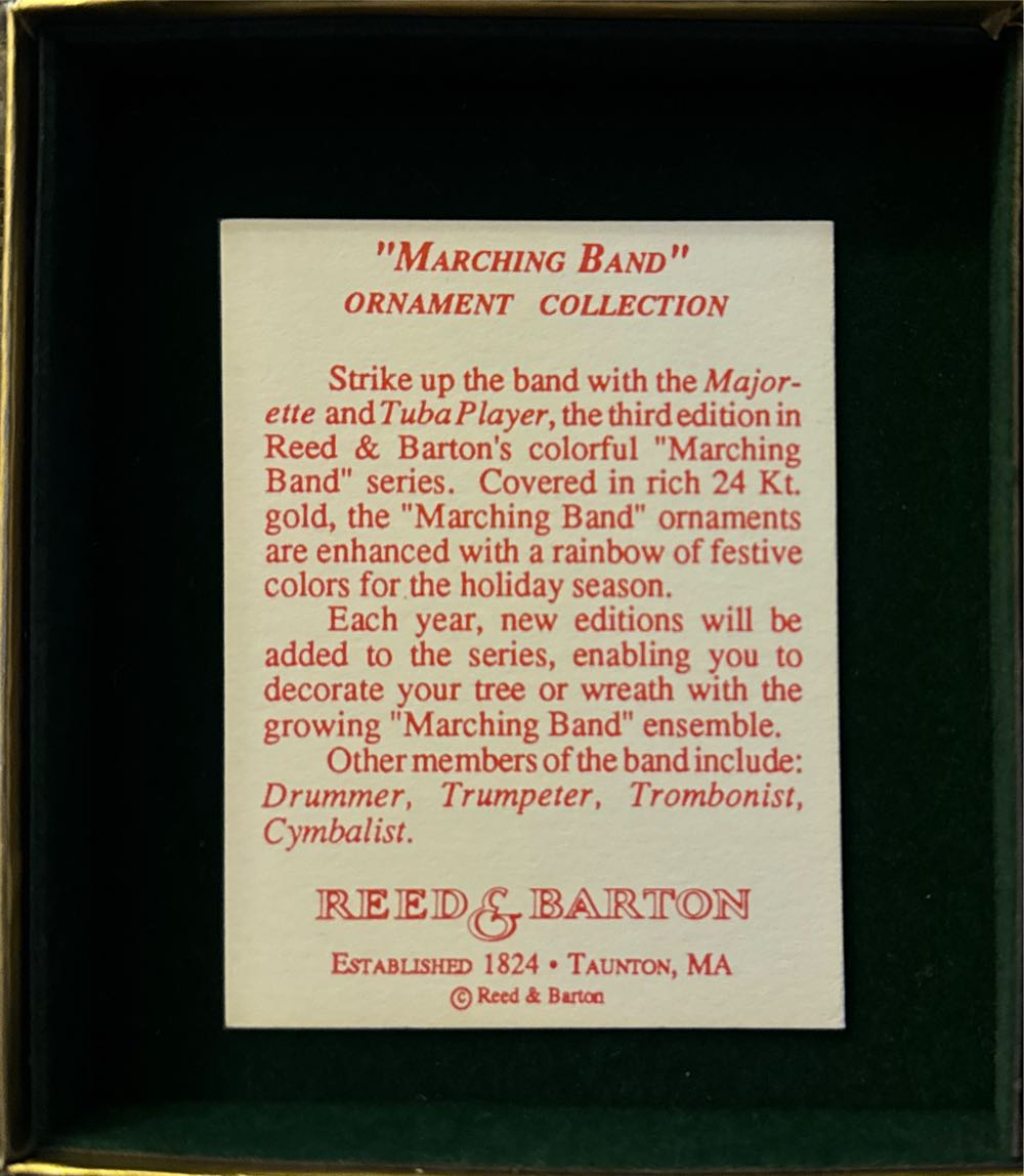 R & B TUBA - Colors Of Christmas Collection (Marching Band) ornament collectible - Main Image 3