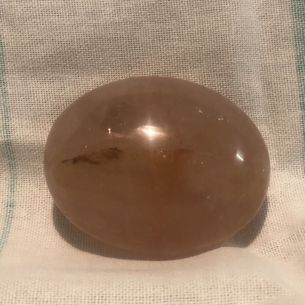 FIRE QUARTZ  (PALMSTONE) ornament collectible - Main Image 2