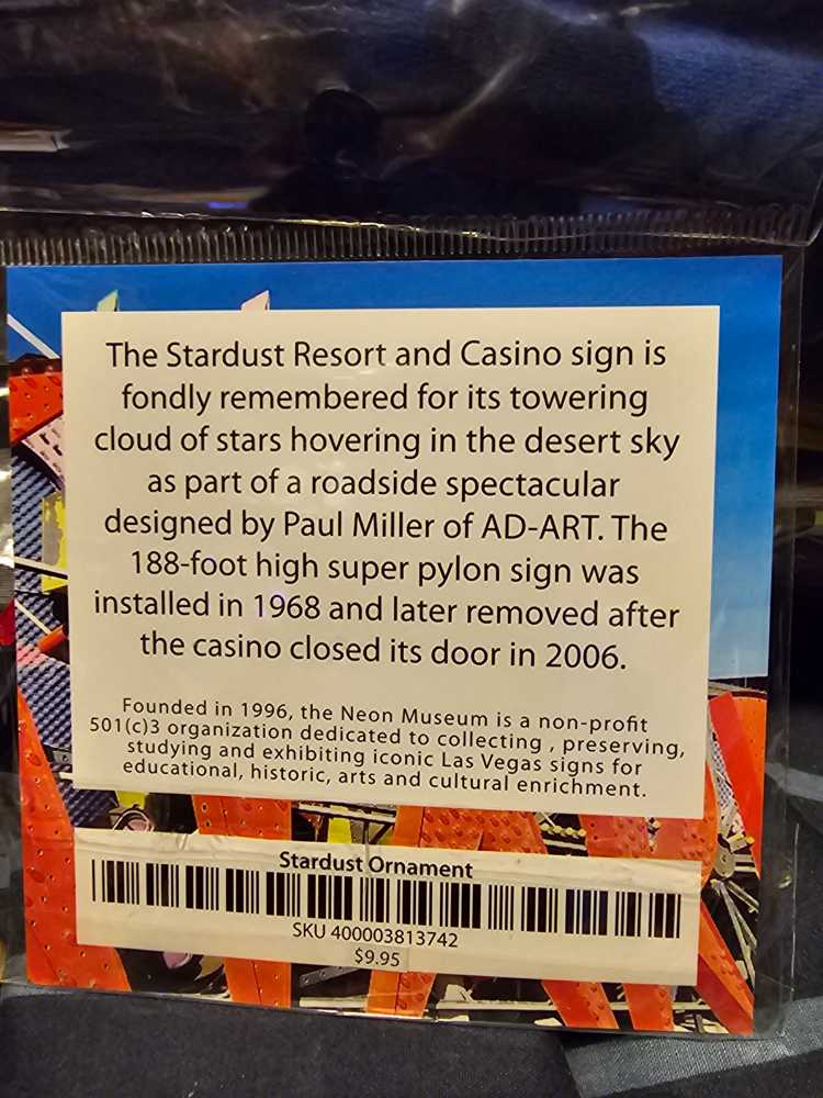 Stardust Casino - Las Vegas (Cities) ornament collectible [Barcode 2118718839787] - Main Image 2