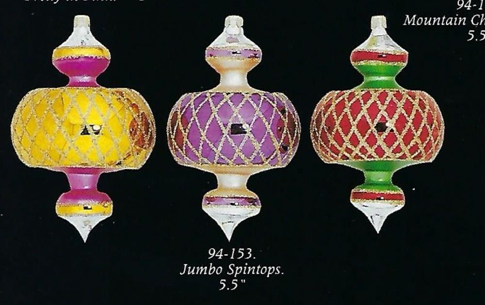Jumbo Spintop (Purple/Peach)  ornament collectible - Main Image 3