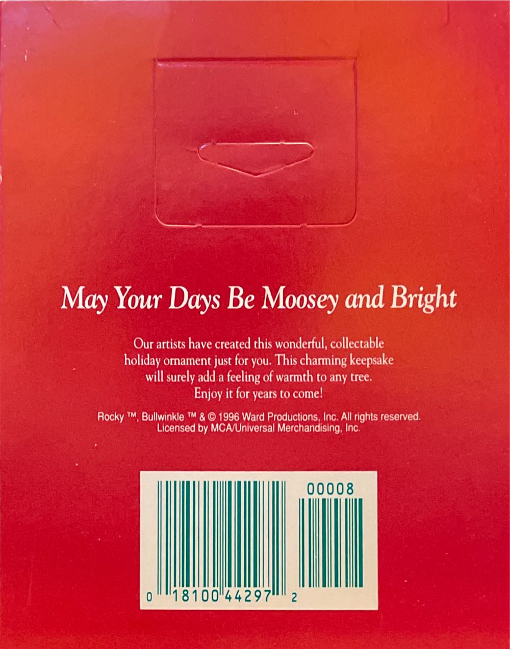 May Your Days Be Moosey And Bright - Rocky And Bullwinkle (Rocky and Bullwinkle) ornament collectible [Barcode 018100442972] - Main Image 2