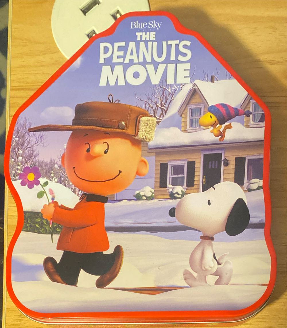 The Peanuts Movie Crunch Metal Tin Box Charlie Woodstock - Charlie Brown And Snoopy—Peanuts (The Peanuts Movie) ornament collectible [Barcode 073563003115] - Main Image 2