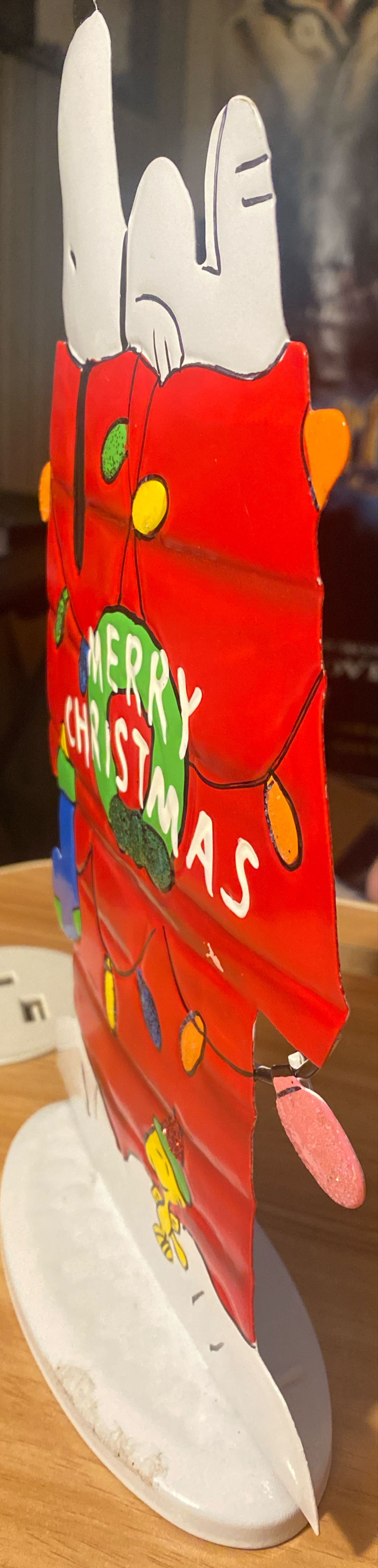 Peanuts Merry Christmas Metal Decor - Snoopy And Woodstock (Peanuts) ornament collectible [Barcode 049022553330] - Main Image 4