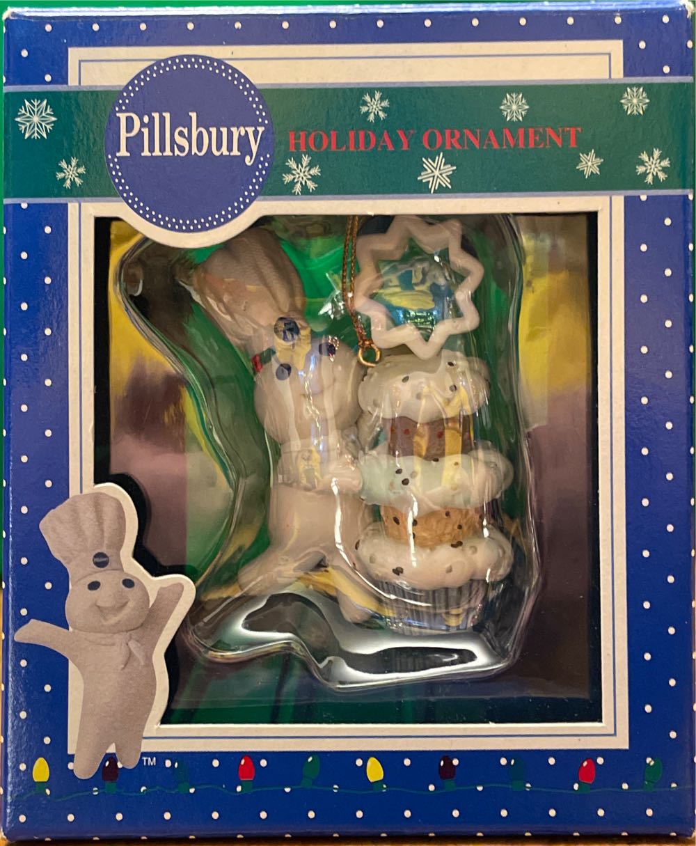 Pillsbury Doughboy With Cupcakes - Pillsbury (Advertising) ornament collectible [Barcode 097013710897] - Main Image 2