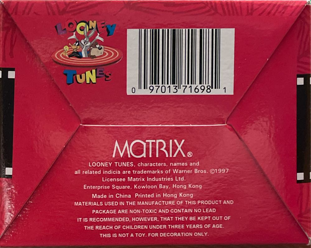 Tweety In Candy Cane Heart - Looney Tunes Collection (Cartoons) ornament collectible [Barcode 097013716981] - Main Image 3