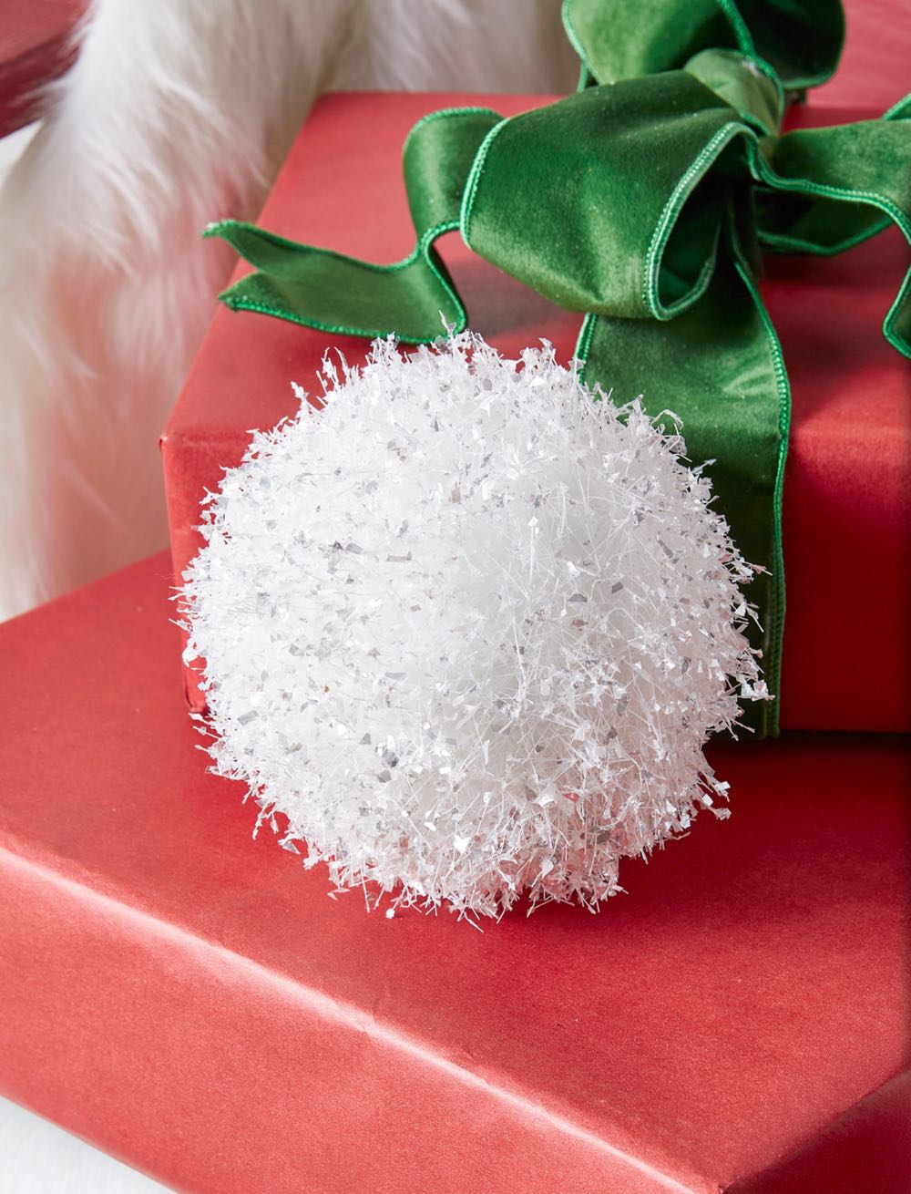 Raz Imports 6” Snowball  ornament collectible - Main Image 2
