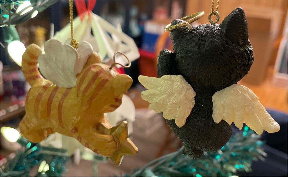 Cat Angels - Gooshie & Lewy  ornament collectible - Main Image 2