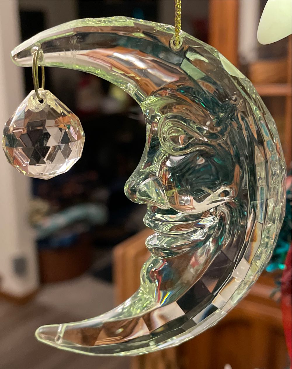 Acrylic Moon  ornament collectible - Main Image 2