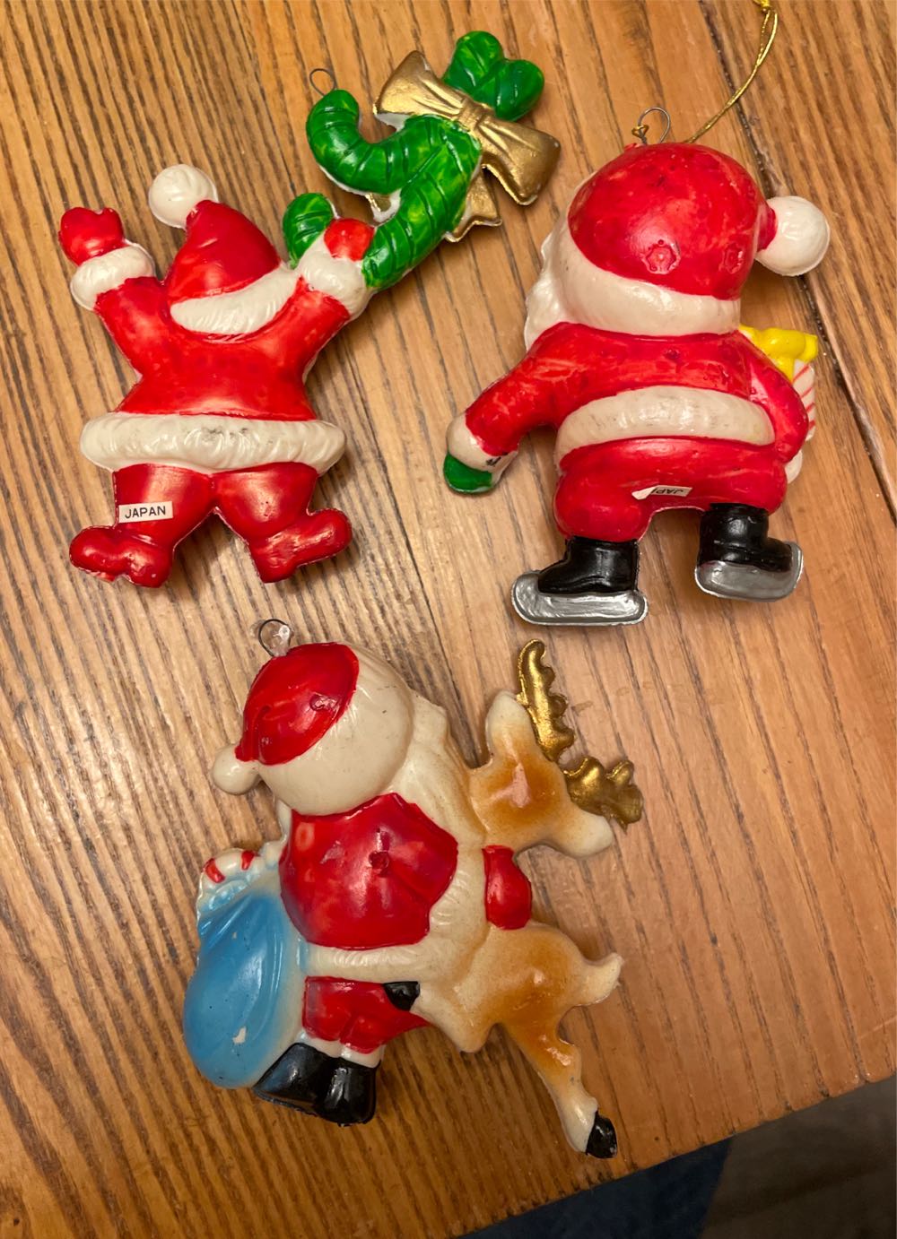 Blow Mold Santas, Vintage - Vintage (Santa) ornament collectible - Main Image 2