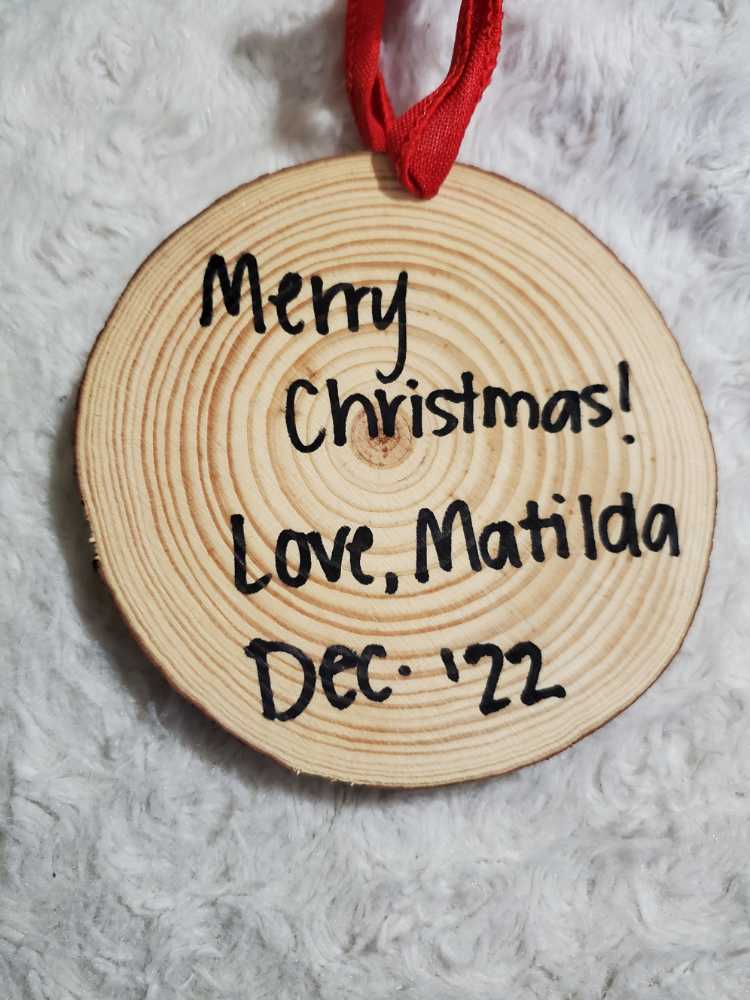 Matilda’s Handprint Rudolph  ornament collectible - Main Image 2