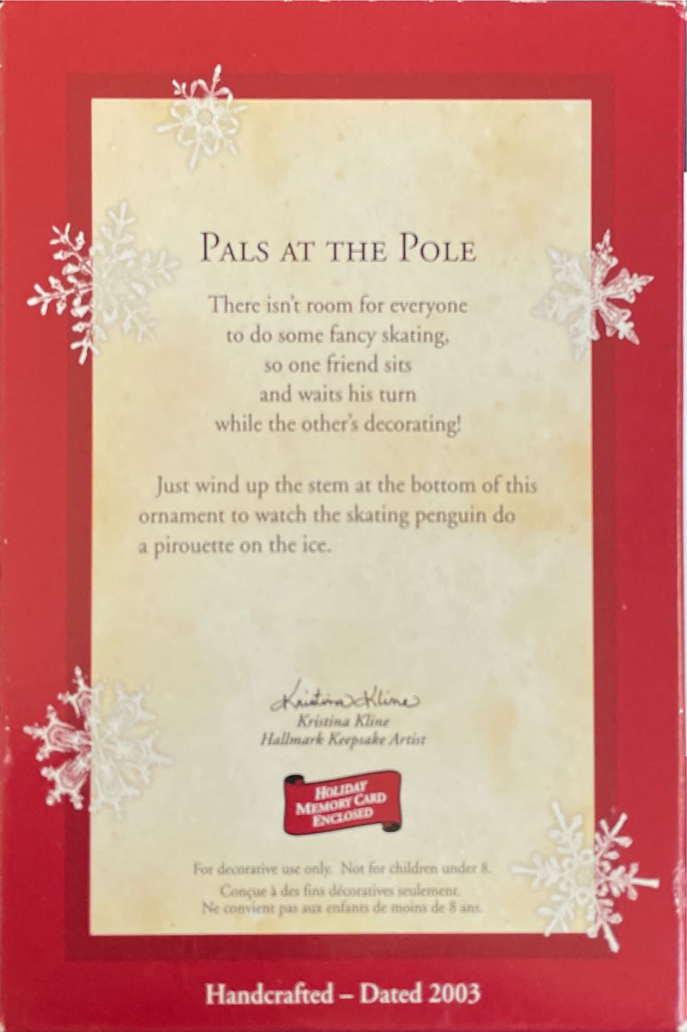 ‘03 Pals at the Pole - Playful Penguins (Penguins) ornament collectible - Main Image 2