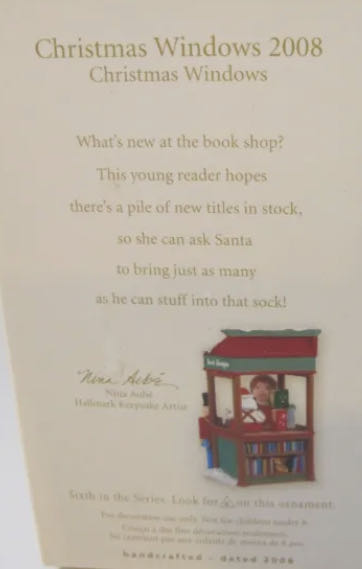 Kringle’s Korner - Christmas Windows Series ornament collectible - Main Image 2