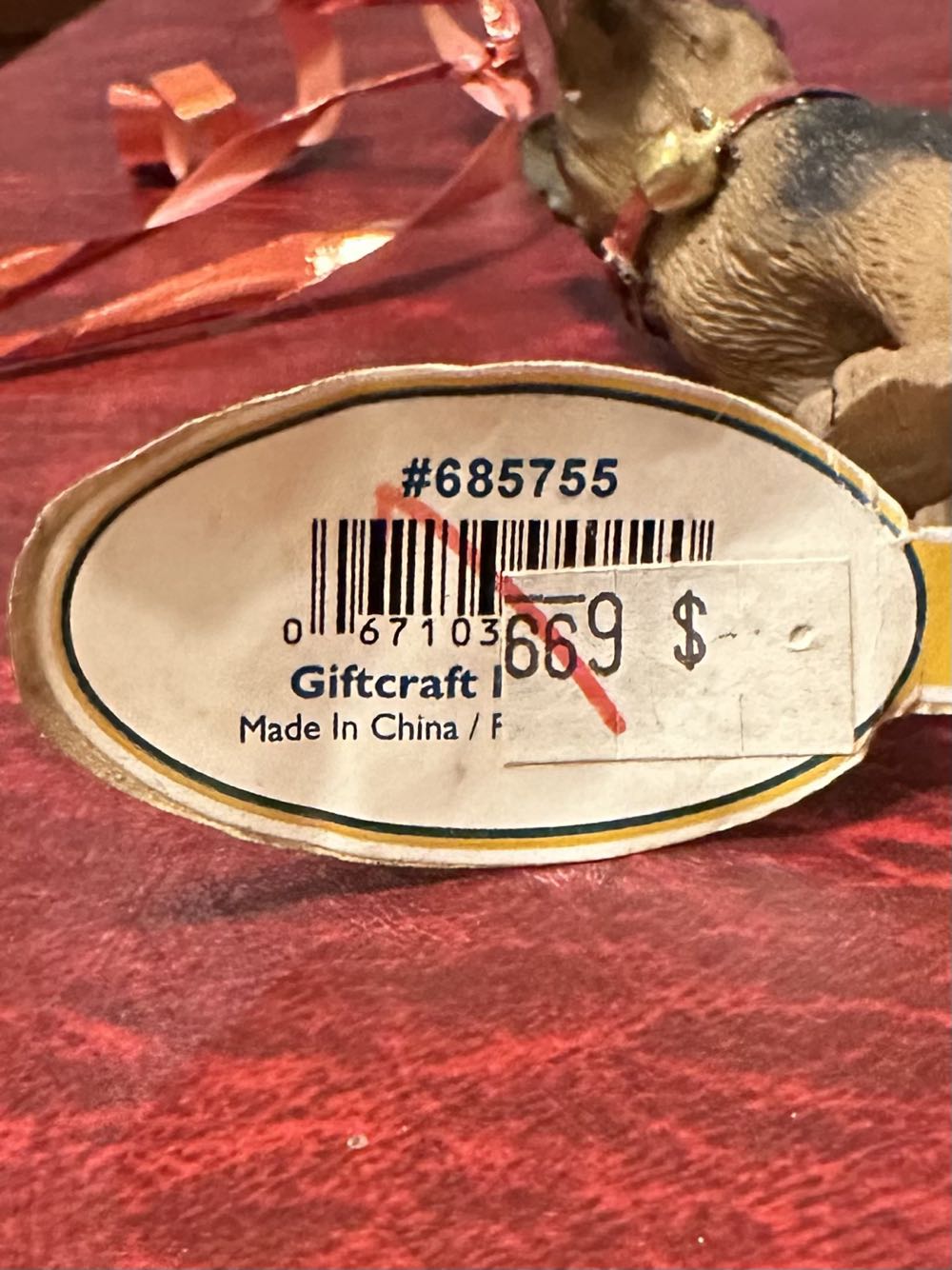 German Shepherd Ornament  ornament collectible [Barcode 067103940190] - Main Image 4