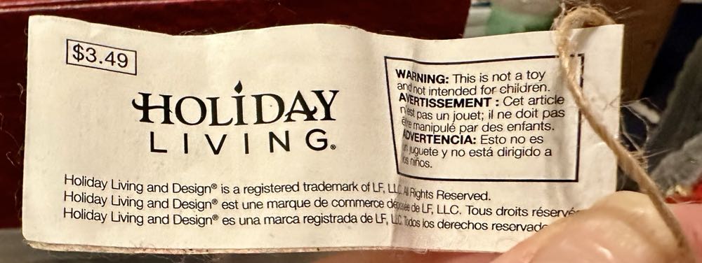 Holiday Living Fox  ornament collectible [Barcode 805780327381] - Main Image 2