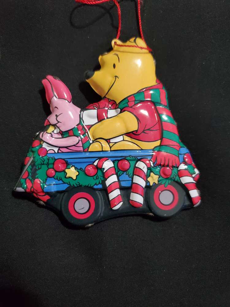 Winnie The Pooh With Piglet 2000 Tin Ornament  ornament collectible - Main Image 2