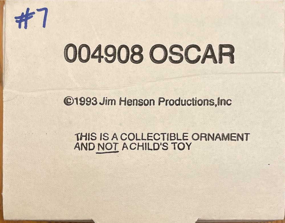 Oscar - Sesame Street (Muppets) ornament collectible - Main Image 4