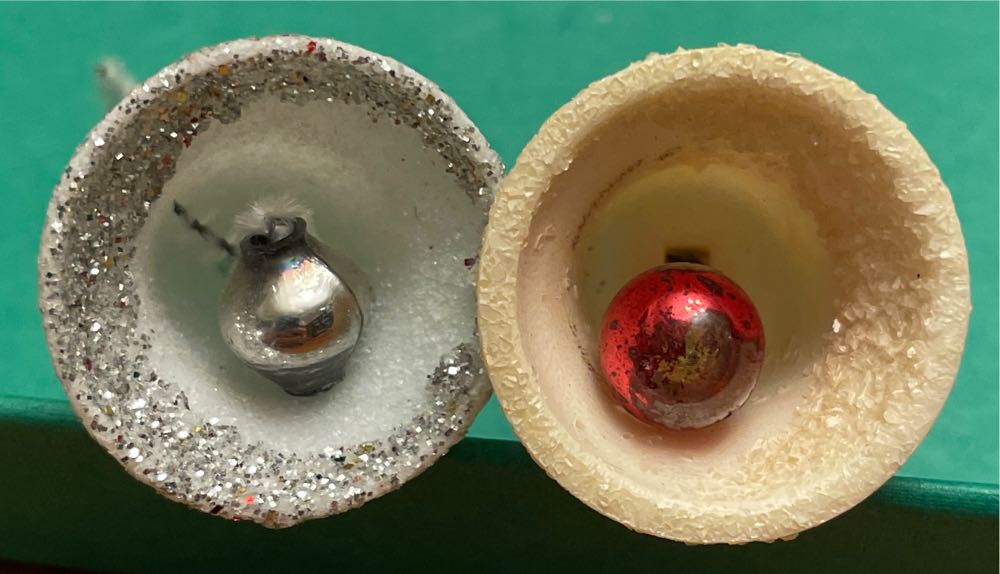 Miniature White Flocked Bells - Bells (Bells) ornament collectible - Main Image 2