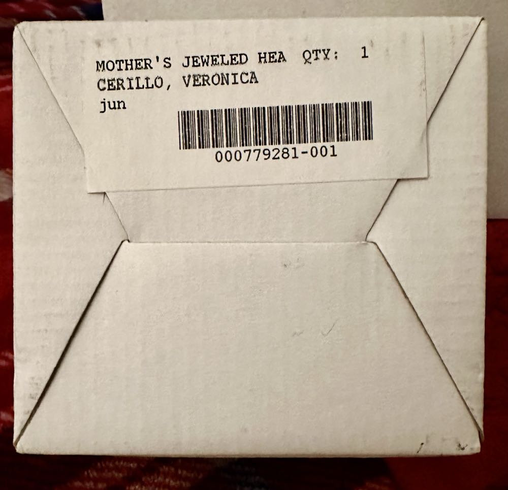 Mother’s Jeweled Heart  ornament collectible - Main Image 4