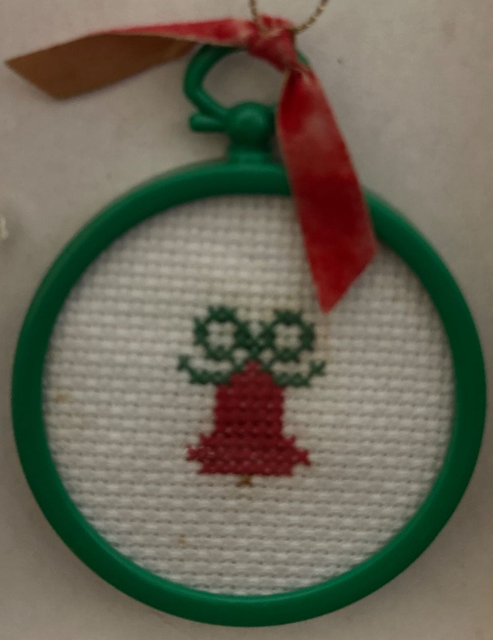 Needlepoint Bell  ornament collectible - Main Image 1
