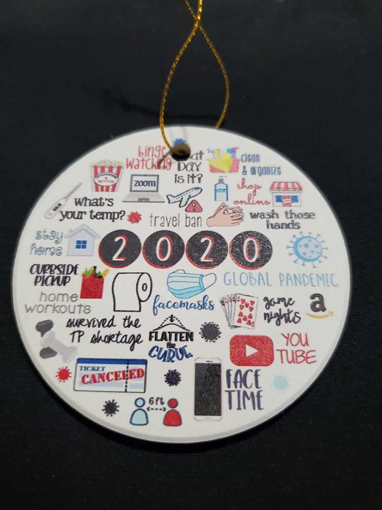 2020 The Year Of  ornament collectible - Main Image 1