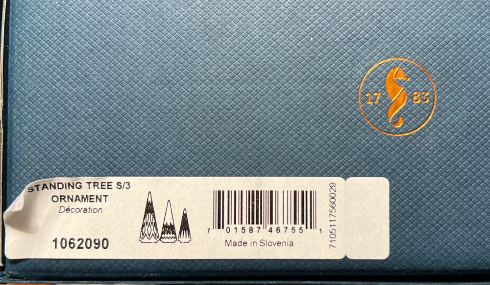 Waterford Standing Trees  ornament collectible - Main Image 2