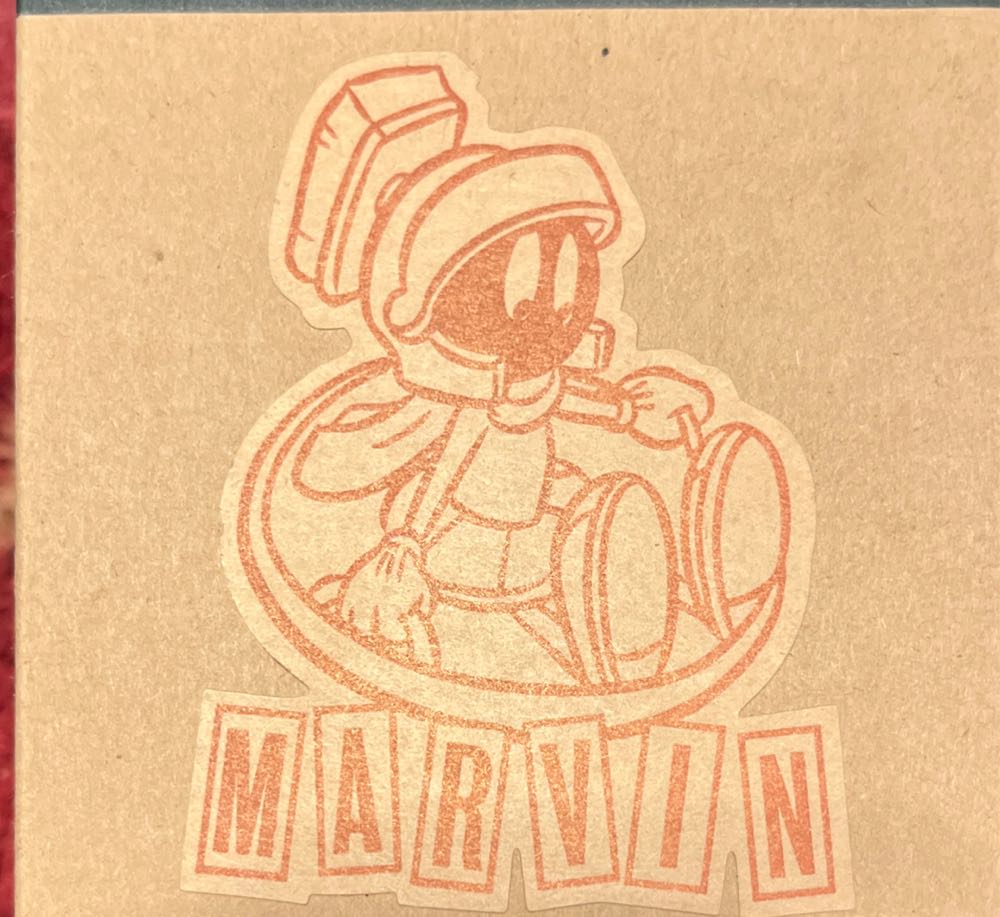 Marvin The Martian On Sled  (Looney Tunes) ornament collectible - Main Image 2
