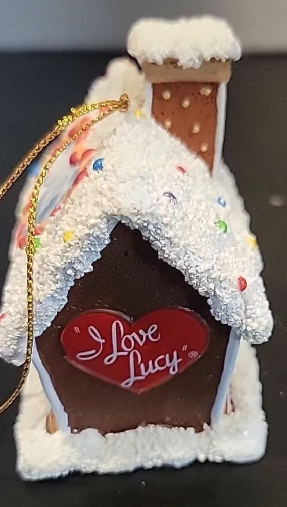I Love Lucy Christmas Show Gingerbread House  ornament collectible - Main Image 3