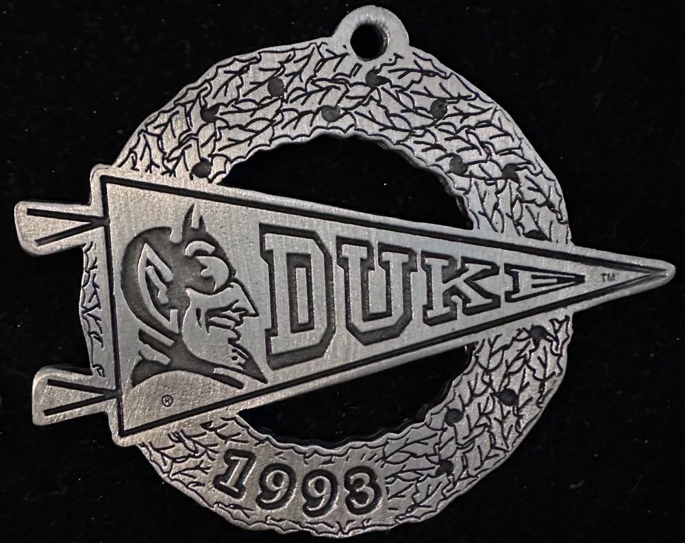 Duke University 1993 - Pennant (Duke University) ornament collectible - Main Image 1