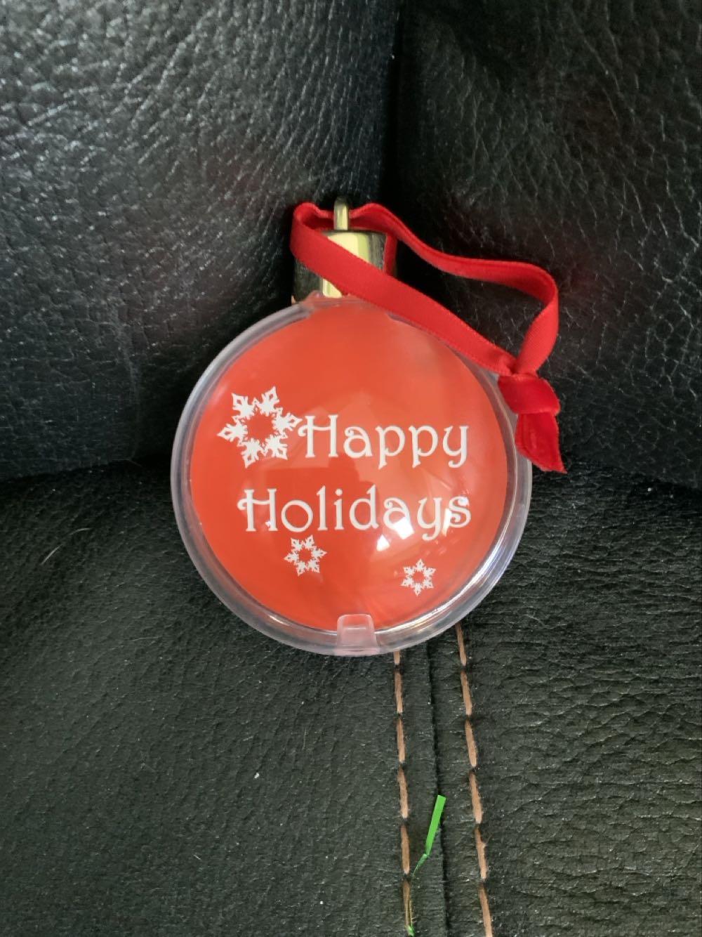 Nana With Santa - Photo Ornament Ball - Photo Holder (Family) ornament collectible [Barcode 050122177401] - Main Image 2