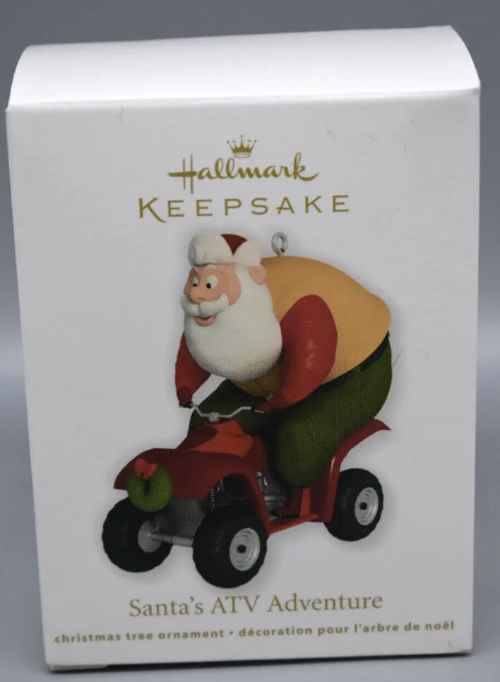 Santa’a ATV Adventure  ornament collectible - Main Image 2