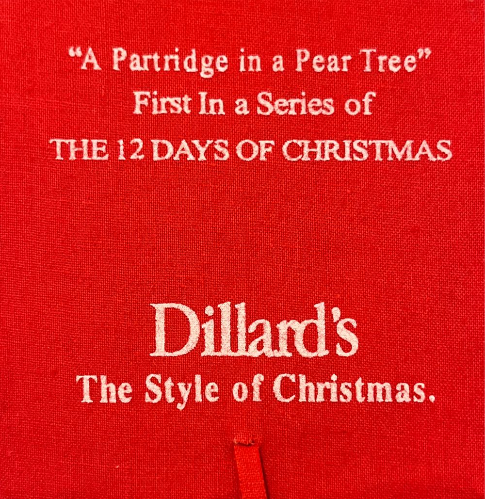 Dillards A partridge In A Pear Tree - The Twelve Days of Christmas ornament collectible - Main Image 2